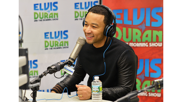 John Legend Visits "The Elvis Duran Z100 Morning Show"