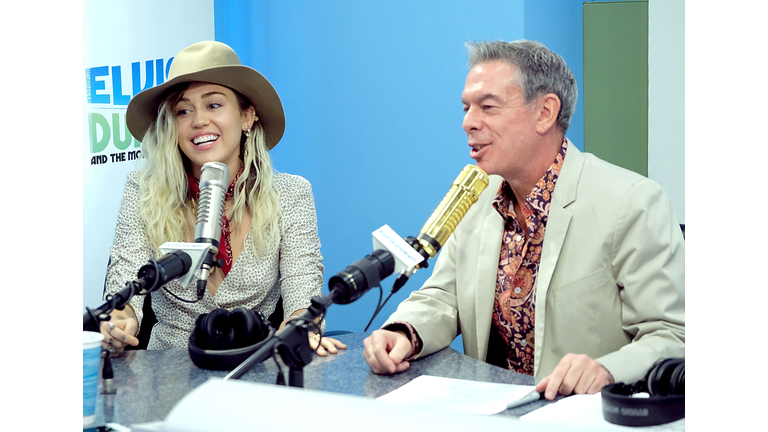 Miley Cyrus Visits "The Elvis Duran Z100 Morning Show"