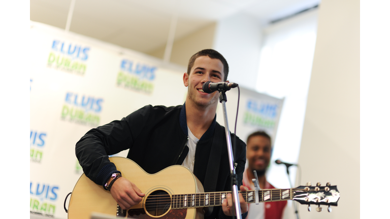 Nick Jonas Visits "The Elvis Duran Z100 Morning Show"