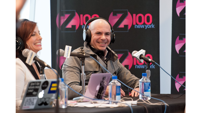 Pitbull And Pentatonix Visit "The Elvis Duran Z100 Morning Show"