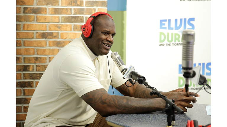 Shaquille O'Neal Visits "The Elvis Duran Z100 Morning Show"