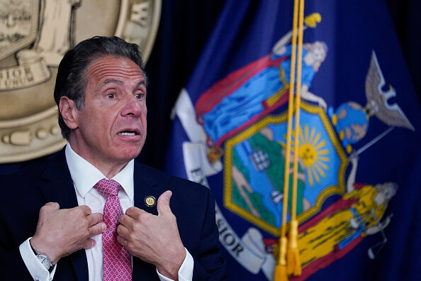 New York Governor Andrew Cuomo Holds Covid Briefing In New York City