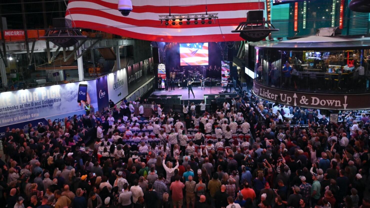 Free Live Music at Fremont Street in Downtown Las Vegas