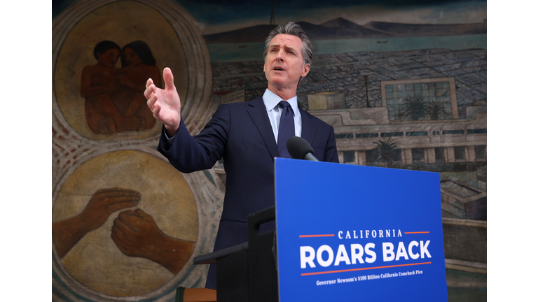California Governor Newsom Unveils His Economic Recovery Package For The State