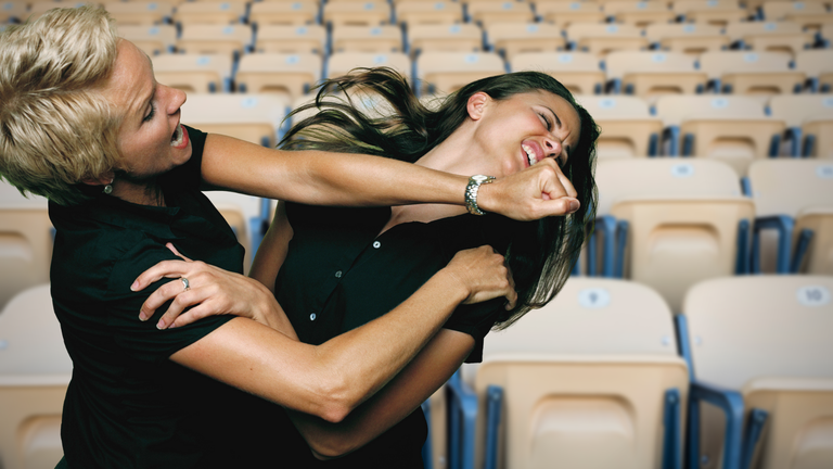 Women Brawl In Stands During Baseball Game