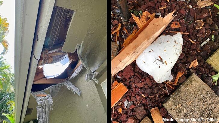 Mysterious Chunk of Ice Rips Hole Through Roof of Florida Home