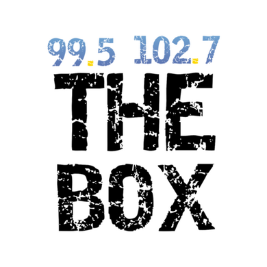 99.5 / 102.7 THE BOX logo