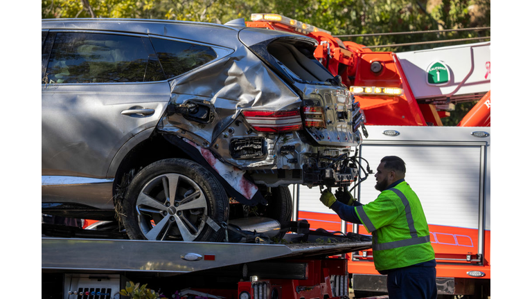 Tiger Woods Injured In Rollover Car Crash