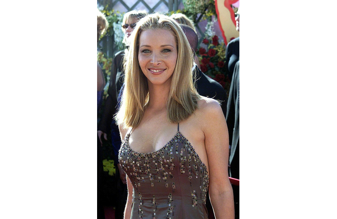 Actress Lisa Kudrow, Phoebe on "Friends"