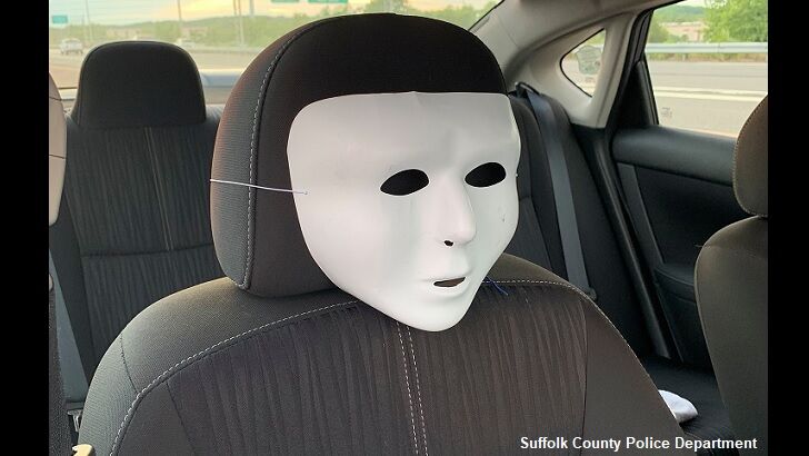 Driver Busted Using Drama Mask 'Passenger' to Sneak into Carpool Lane