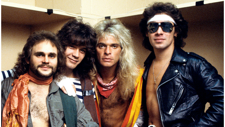 Photo of VAN HALEN and Michael ANTHONY and Eddie VAN HALEN and David Lee ROTH and Alex VAN HALEN