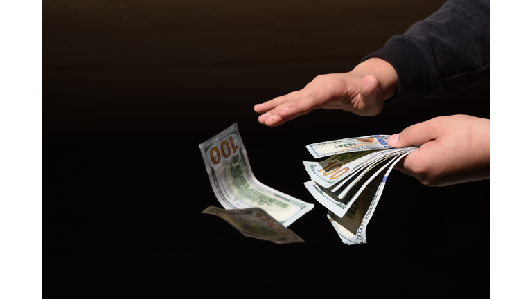 Make it rain , money bills.