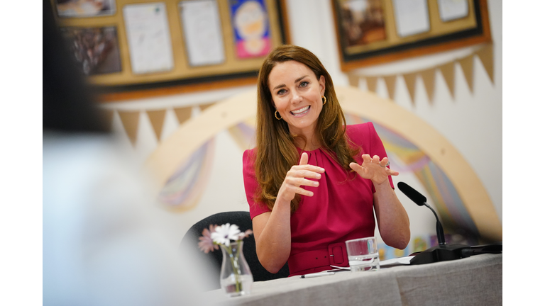 The Duchess Of Cambridge And Dr. Jill Biden Visit A Primary School In Cornwall