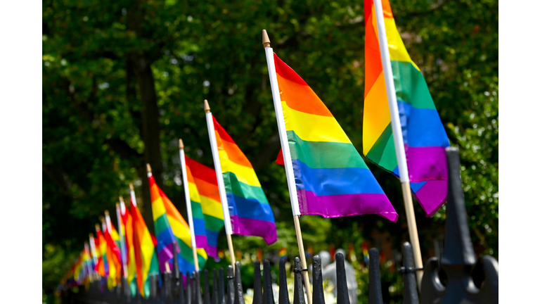 New York City Lights Up In Support Of The 50th Anniversary Of The First Gay Pride March