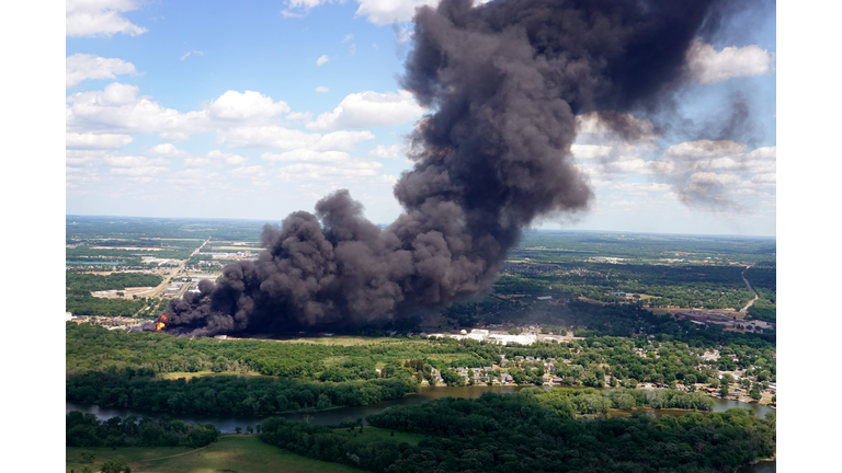 Explosion At Rockton Chemtool Plant Causes Massive Chemical Fire