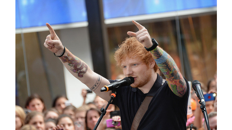 Ed Sheeran Performs On NBC's "Today"