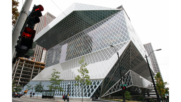 The Seattle Public Library is pictured 3