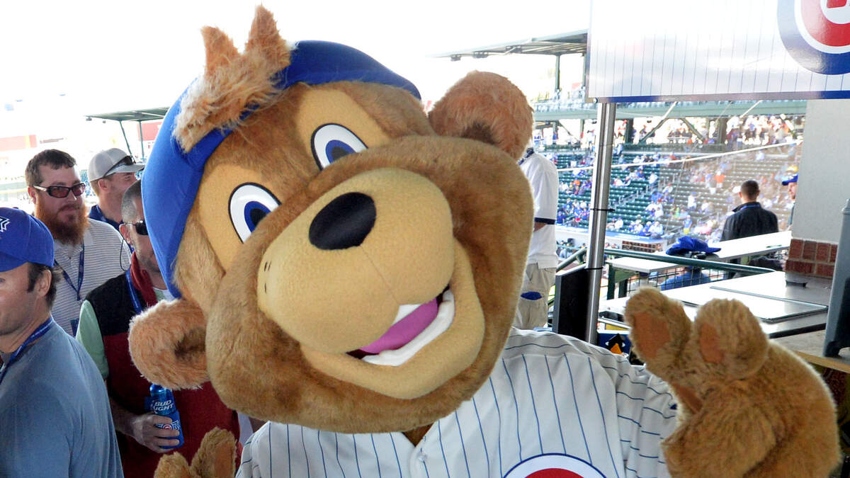 Chicago Cubs mascot Clark greets fans at the 29th Annual Cubs Convention in  Chicago on January 17, 2014. Clark was unveiled as the first Cubs mascot of  the modern era earlier in