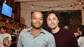 Zach Braff & Donald Faison Talk 'Scrubs' Reunion, Dog Movies & More