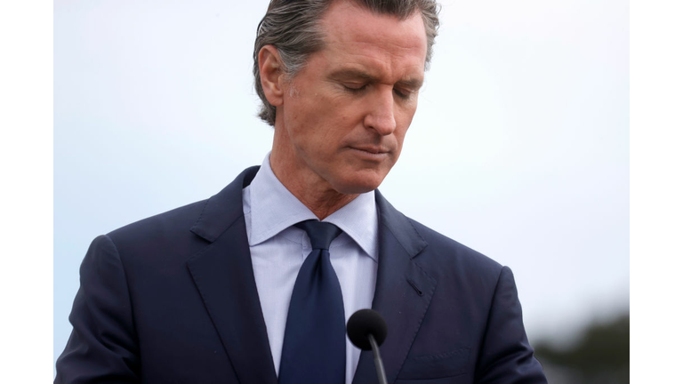 California Governor Gavin Newsom Holds Covid Briefing In San Francisco