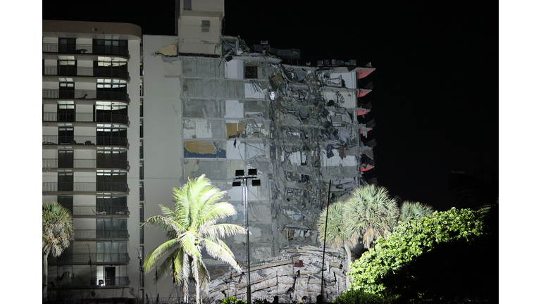 Residential Building In Miami Partially Collapsed