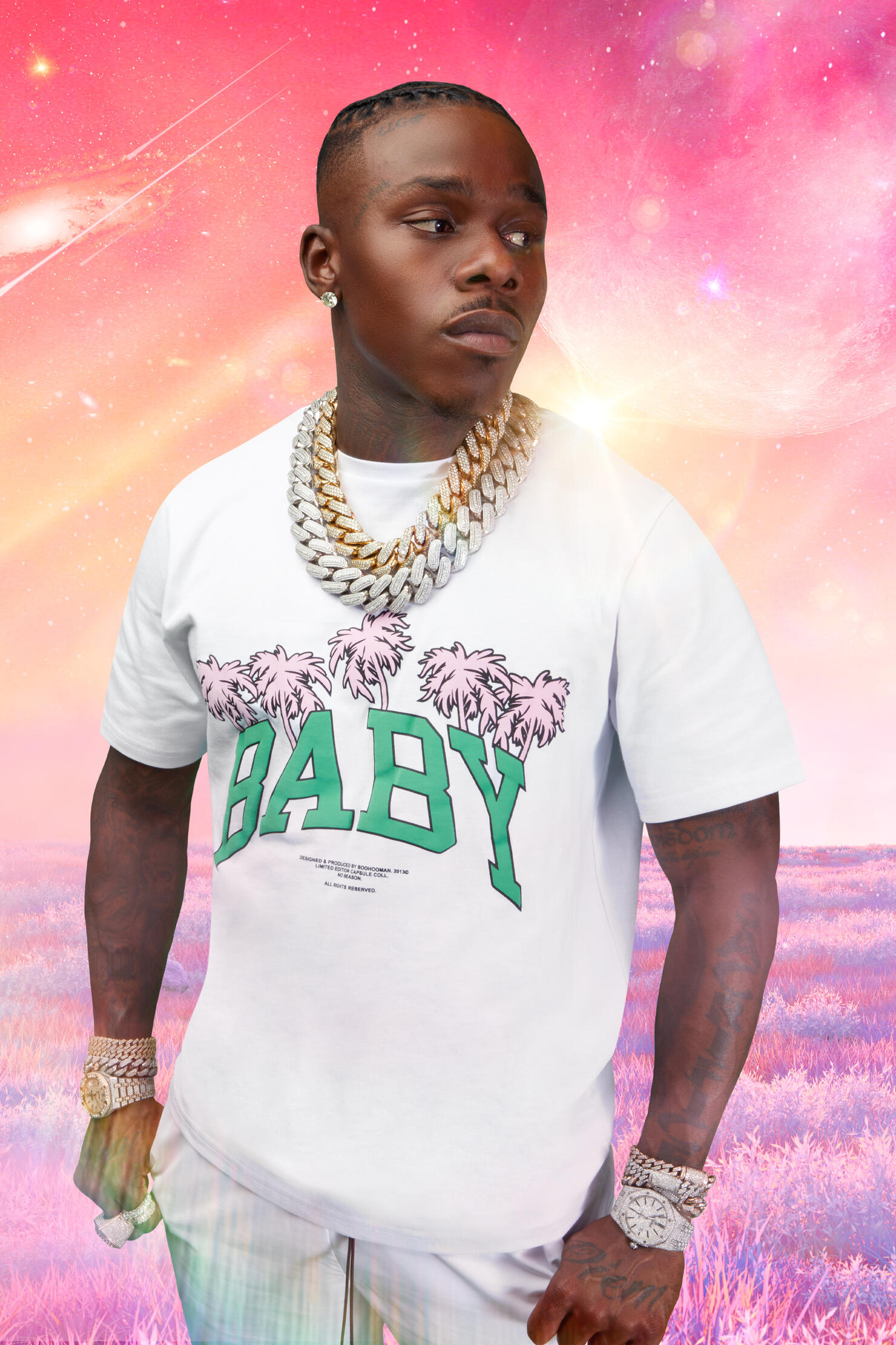 Inside DaBaby's Massive 100-Piece Fashion Collaboration With boohooMAN