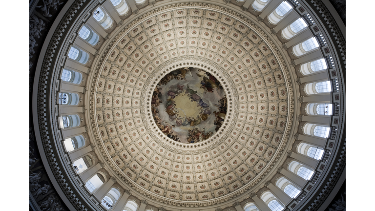 Inside Congress Capitol Building Dome, Washington DC