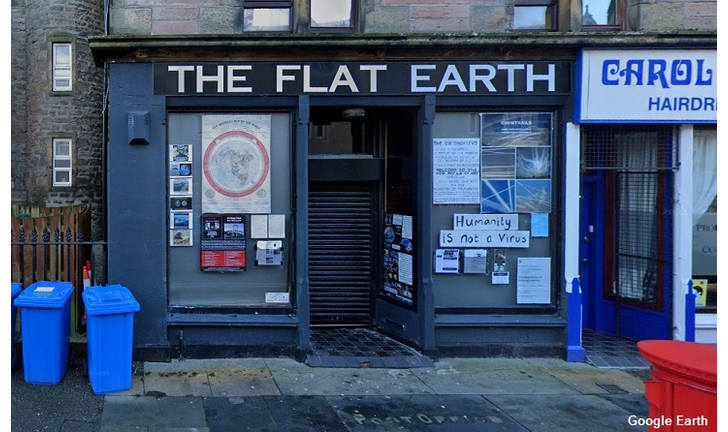 Flat Earthers Rent Shop in Scotland