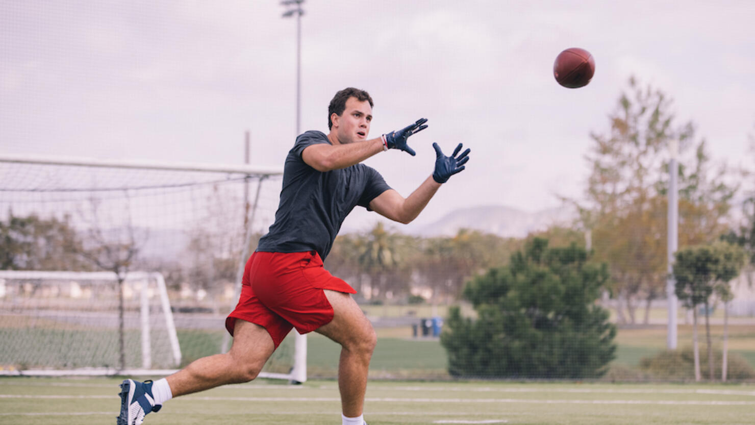 Hunter Henry at Patriots West Off Season Work Out