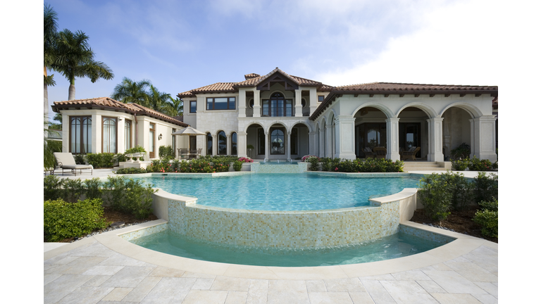 Beautiful Swimming Pool at an Estate Home