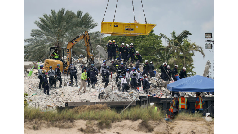 Over One Hundred Missing After Residential Building In Miami Area Partially Collapses