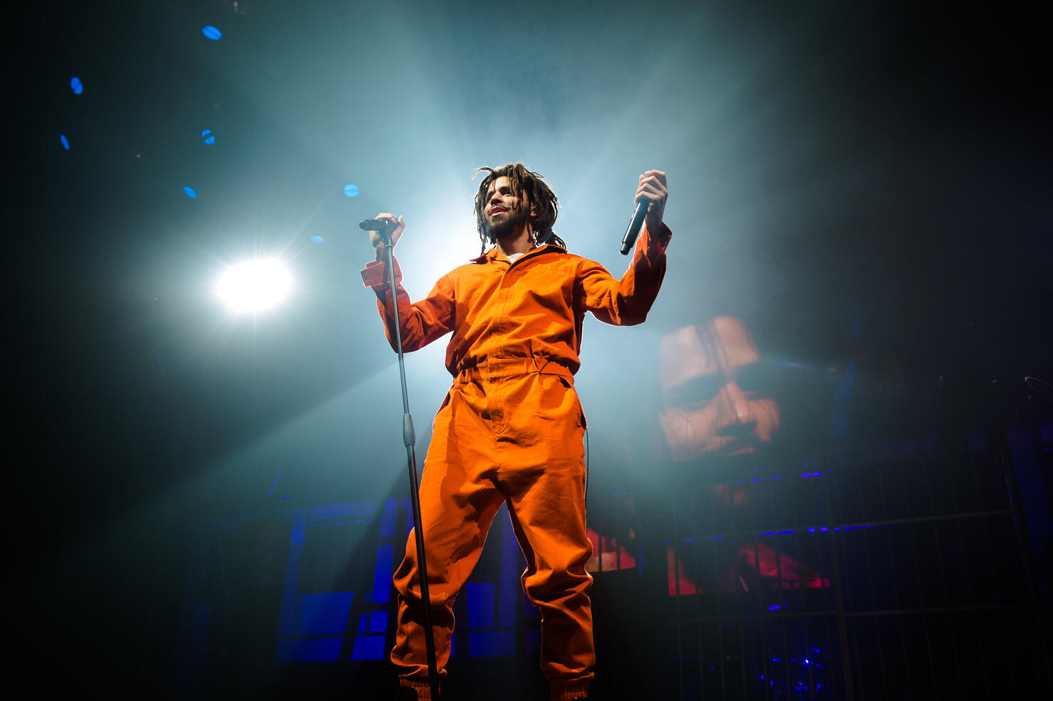 J. Cole Performs at Le Zenith