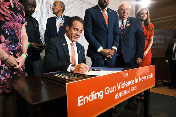 New York Gov. Cuomo Speaks On Gun Violence Prevention