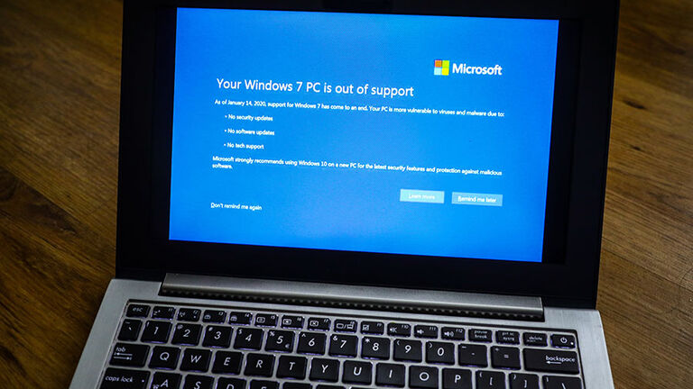 Windows 7 No Longer Supported
