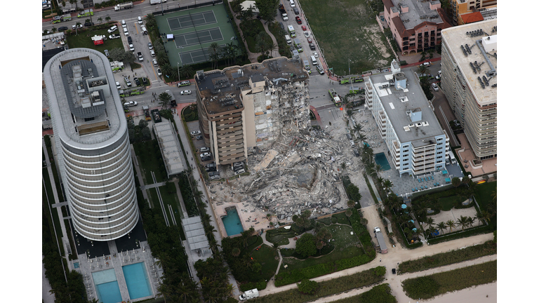 Residential Building In Miami Partially Collapsed