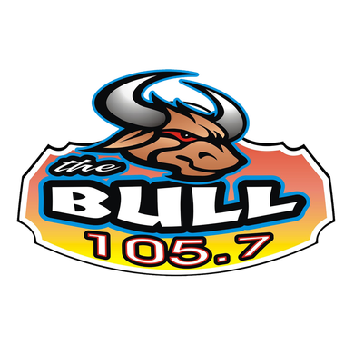 105.7 The Bull logo