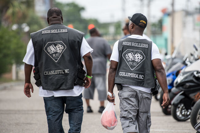 Motorcycle Enthusiasts Attend Black Bike Week In Myrtle Beach