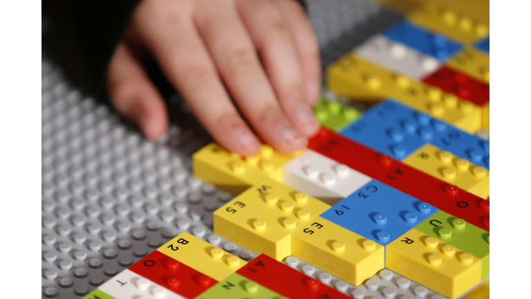 Blind And Vision Impaired Children Play With LEGO Braille Bricks For The First Time