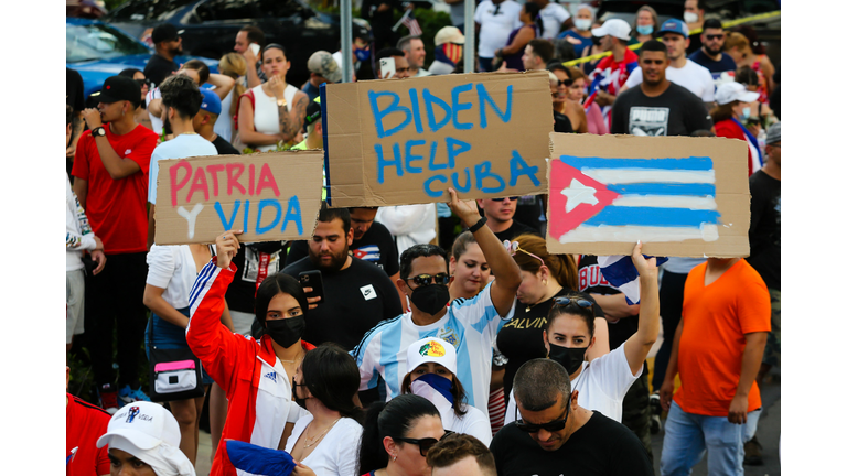 US-CUBA-DEMONSTRATION-HEALTH-VIRUS