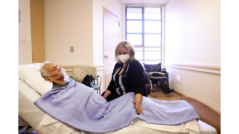 First Day Of In-Room Family Member Visits At Skilled Nursing Facility