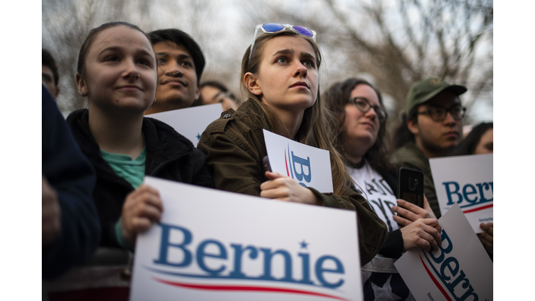 Presidential Candidate Bernie Sanders Campaigns Across Michigan Ahead Of Primary