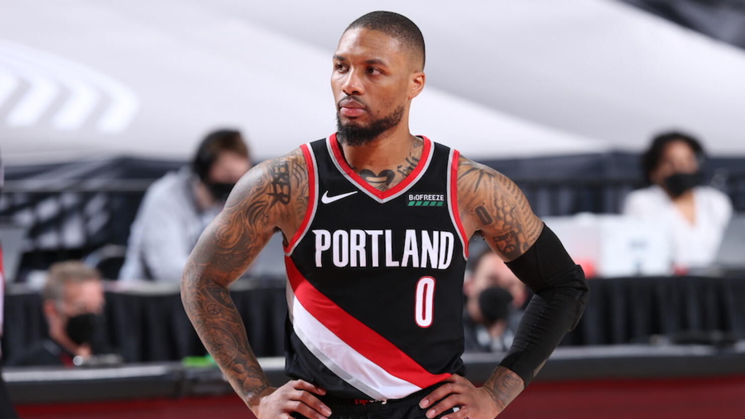 Damian lillard away clearance jersey