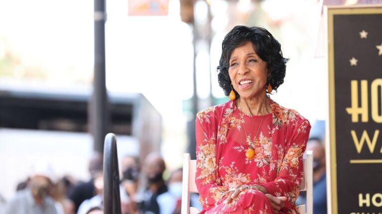 Legendary Marla Gibbs Nearly Faints While Receiving Hollywood Star Bin Black Information Network