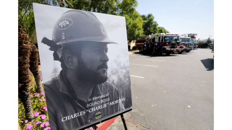 Memorial Service Held For California Firefighter Killed Battling El Dorado Fire