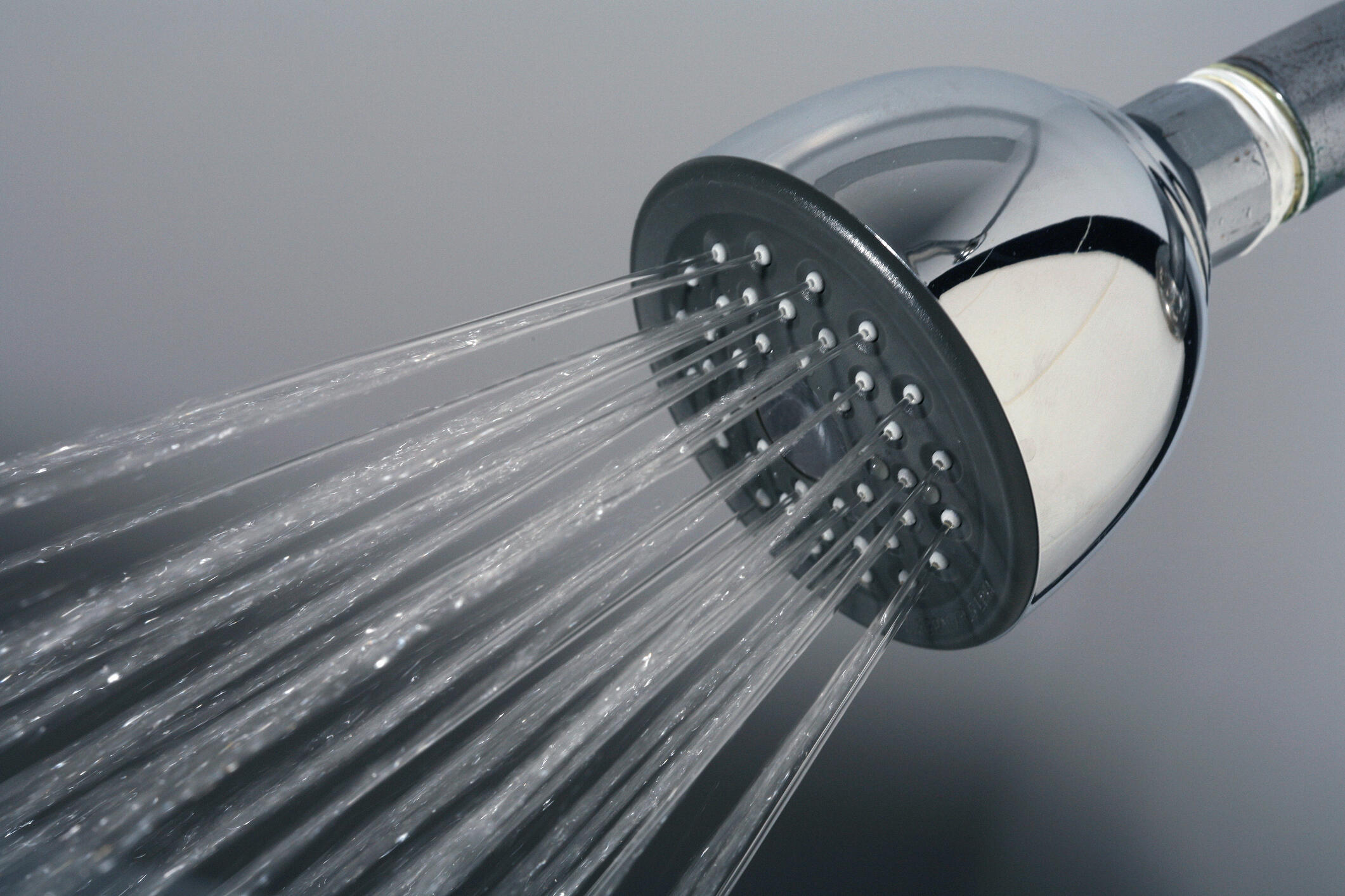 Have a shower. Shower Flow Restrictor Waterpik removal. Shower head Regulator. Shower head with Pressure Washer.