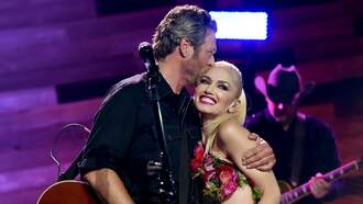 Gwen Stefani Rocks Customized Shoes With Blake Shelton's Face On Them