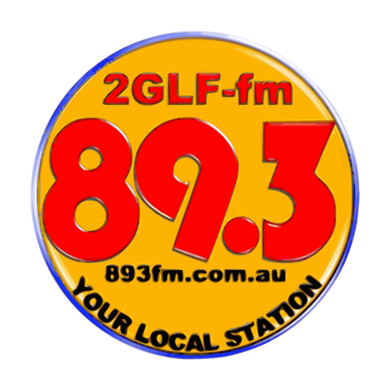 89.3FM 2GLF logo