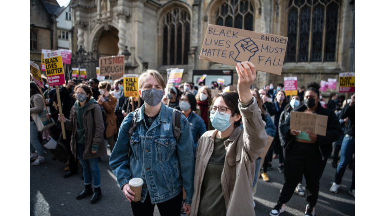 Antiracism Rally In Memory Of George Floyd Held At Oxford