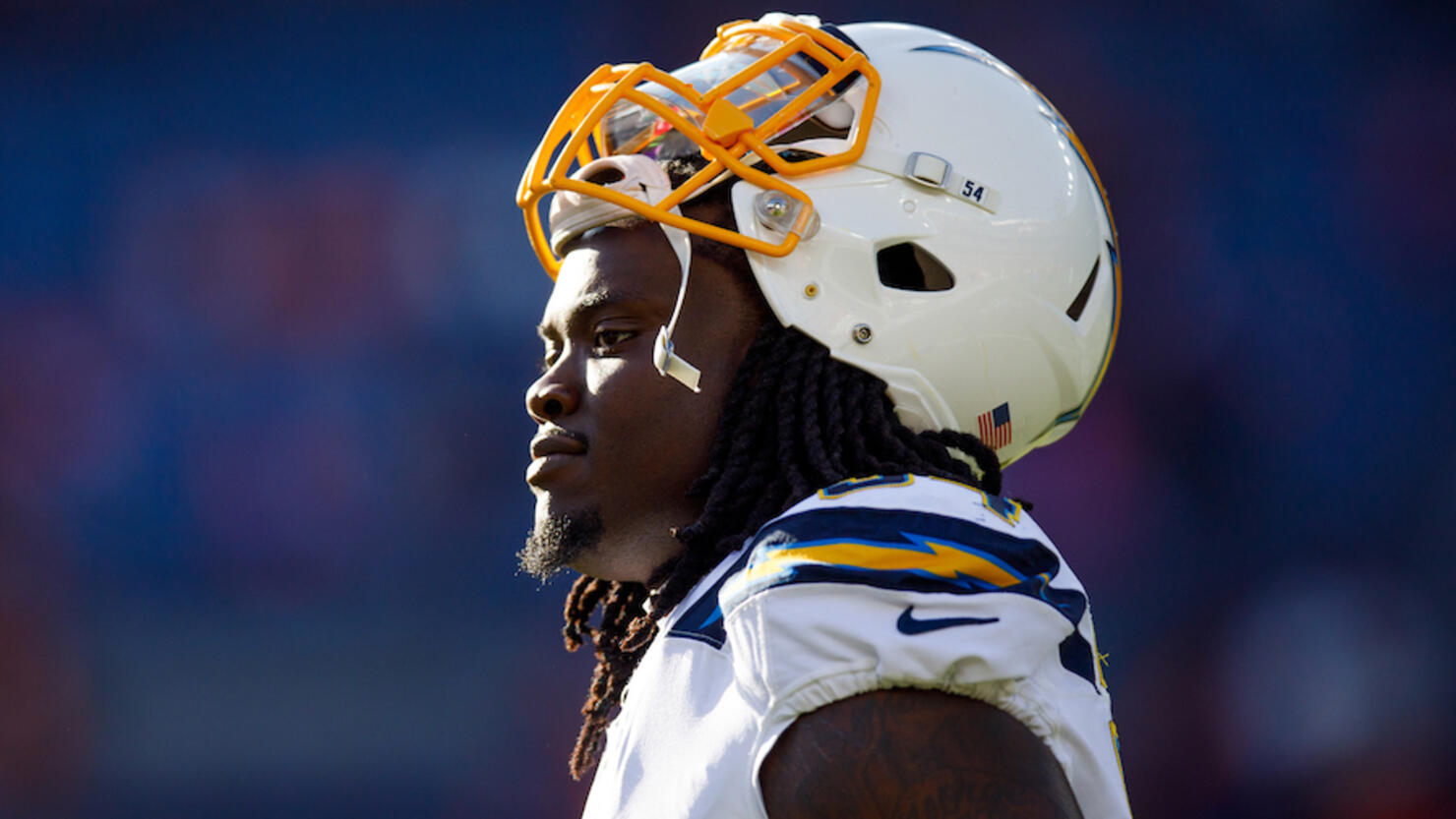 Kansas City Chiefs linebacker Melvin Ingram during the first half