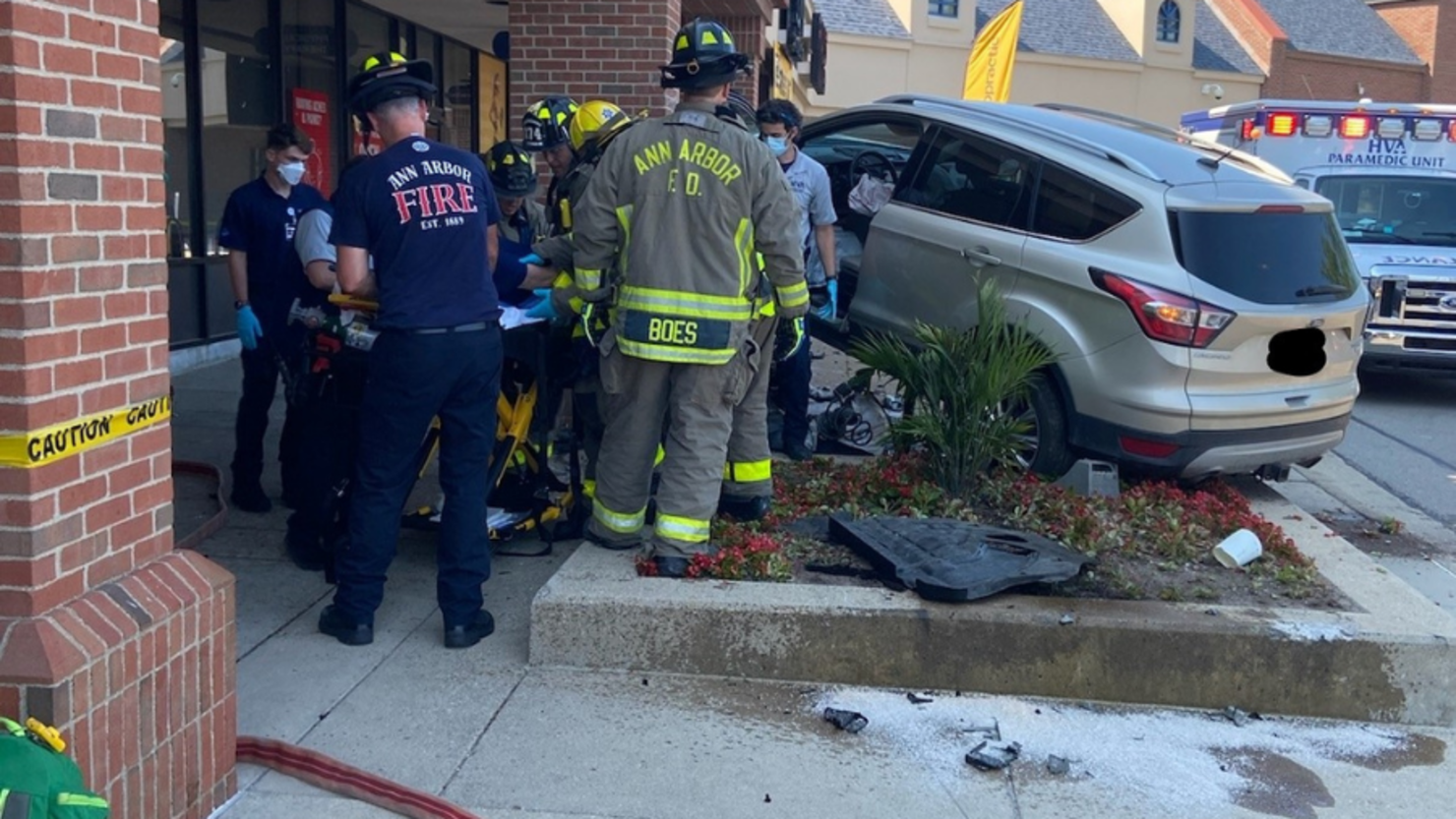 Photos Vehicle Crashes Into Ann Arbor Shopping Center iHeart